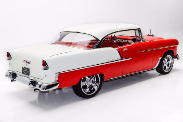 For Sale Used 1955 Chevrolet Bel Air 350 Auto A/C, New Chrome | American Dream Machines Des Moines IA 50309