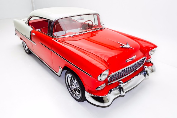 For Sale Used 1955 Chevrolet Bel Air 350 Auto A/C, New Chrome | American Dream Machines Des Moines IA 50309
