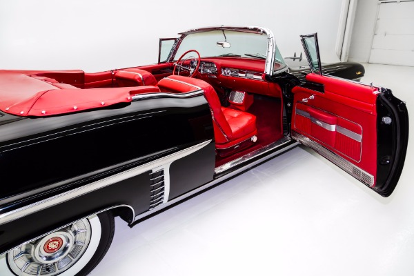 For Sale Used 1957 Cadillac Series 62 Black Red Leather | American Dream Machines Des Moines IA 50309