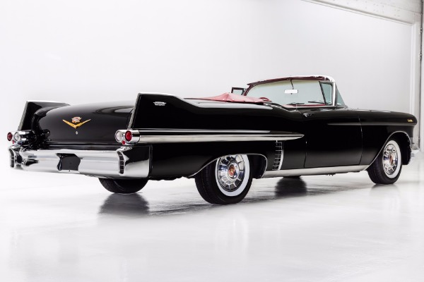 For Sale Used 1957 Cadillac Series 62 Black Red Leather | American Dream Machines Des Moines IA 50309