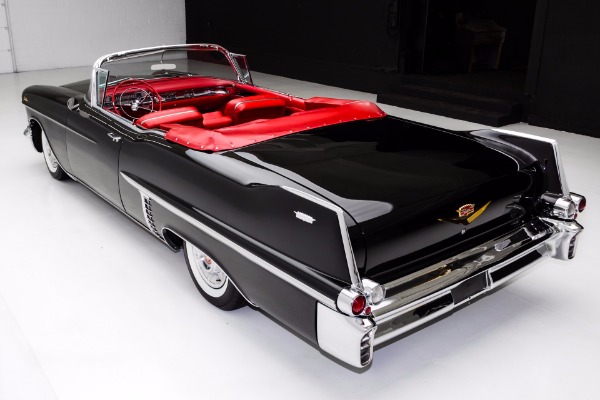 For Sale Used 1957 Cadillac Series 62 Black Red Leather | American Dream Machines Des Moines IA 50309