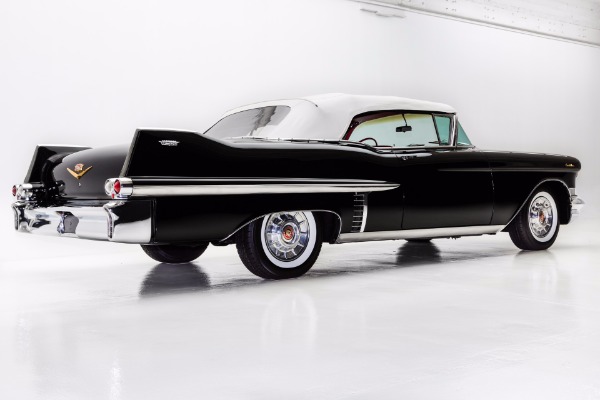 For Sale Used 1957 Cadillac Series 62 Black Red Leather | American Dream Machines Des Moines IA 50309