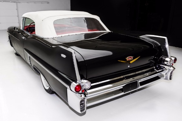 For Sale Used 1957 Cadillac Series 62 Black Red Leather | American Dream Machines Des Moines IA 50309