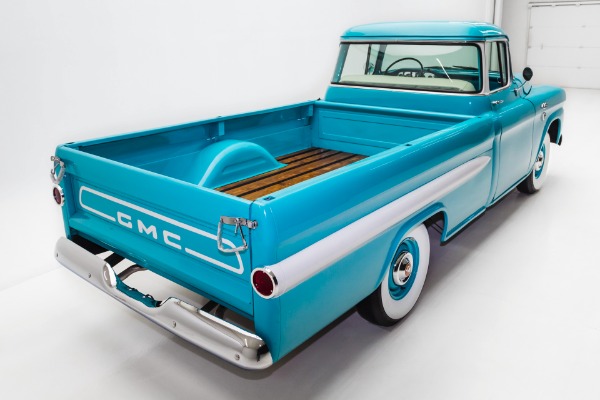 For Sale Used 1959 GMC Pickup Fleetside Big Back Window V8 | American Dream Machines Des Moines IA 50309