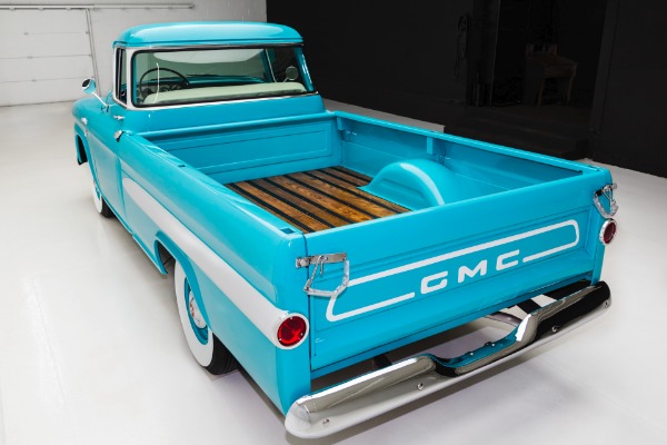 For Sale Used 1959 GMC Pickup Fleetside Big Back Window V8 | American Dream Machines Des Moines IA 50309