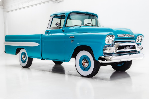 For Sale Used 1959 GMC Pickup Fleetside Big Back Window V8 | American Dream Machines Des Moines IA 50309