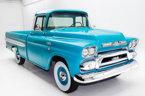 For Sale Used 1959 GMC Pickup Fleetside Big Back Window V8 | American Dream Machines Des Moines IA 50309