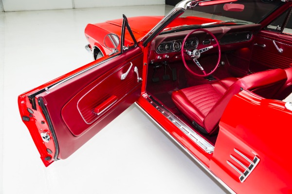 For Sale Used 1966 Ford Mustang Red/Red Convertible 289 | American Dream Machines Des Moines IA 50309