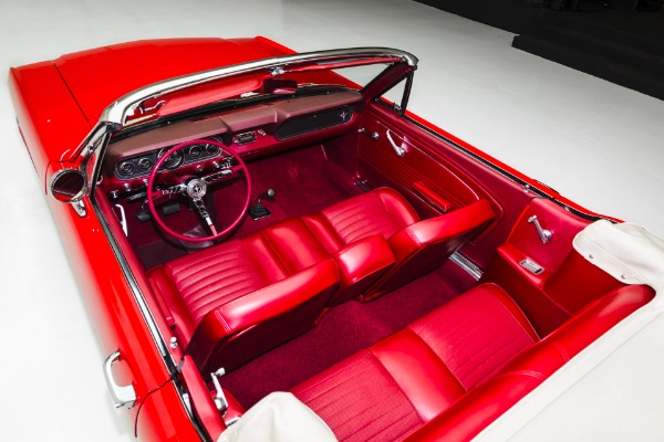 For Sale Used 1966 Ford Mustang Red/Red Convertible 289 | American Dream Machines Des Moines IA 50309