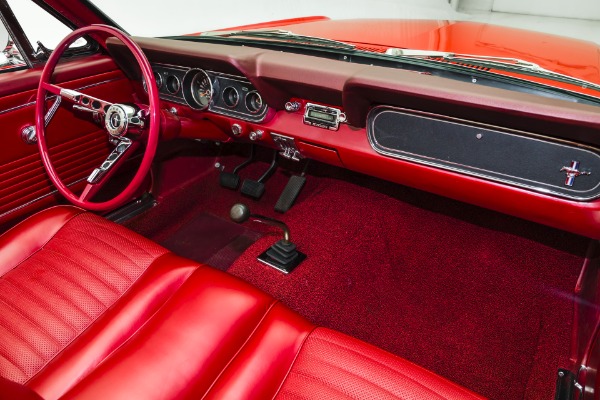 For Sale Used 1966 Ford Mustang Red/Red Convertible 289 | American Dream Machines Des Moines IA 50309
