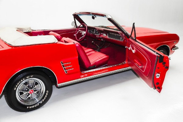 For Sale Used 1966 Ford Mustang Red/Red Convertible 289 | American Dream Machines Des Moines IA 50309