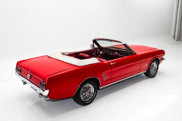 For Sale Used 1966 Ford Mustang Red/Red Convertible 289 | American Dream Machines Des Moines IA 50309