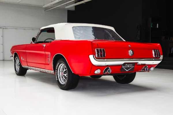 For Sale Used 1966 Ford Mustang Red/Red Convertible 289 | American Dream Machines Des Moines IA 50309