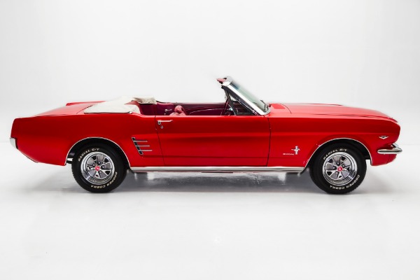 For Sale Used 1966 Ford Mustang Red/Red Convertible 289 | American Dream Machines Des Moines IA 50309