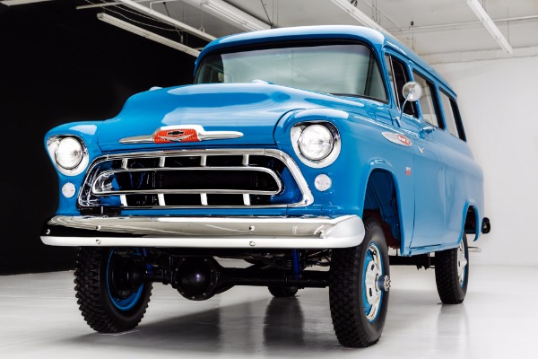 For Sale Used 1957 Chevrolet Suburban Napco 4 Wheel Drive V8 | American Dream Machines Des Moines IA 50309