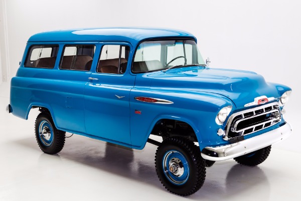 For Sale Used 1957 Chevrolet Suburban Napco 4 Wheel Drive V8 | American Dream Machines Des Moines IA 50309