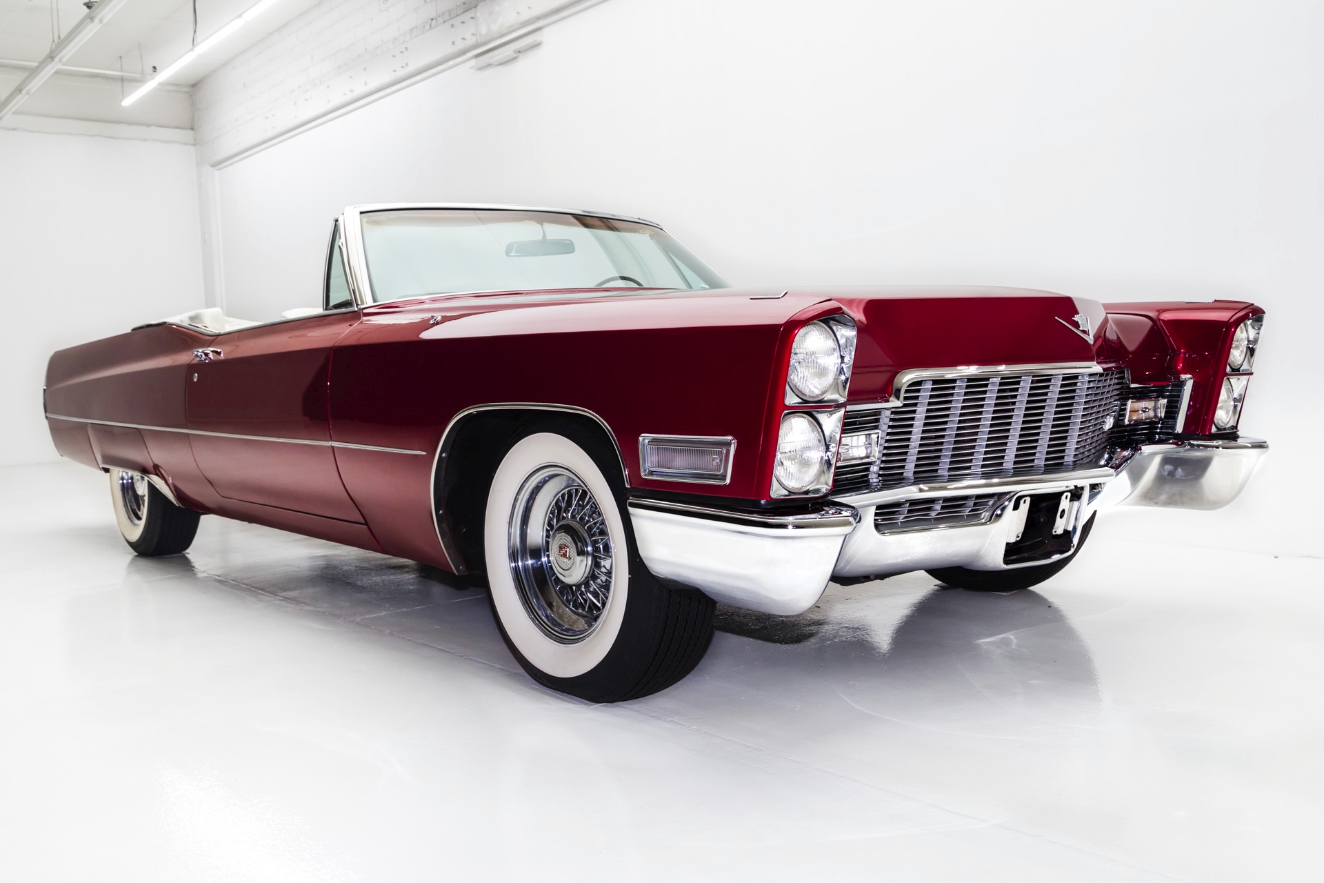 For Sale Used 1968 Cadillac DeVille Brandywine Convertible | American Dream Machines Des Moines IA 50309