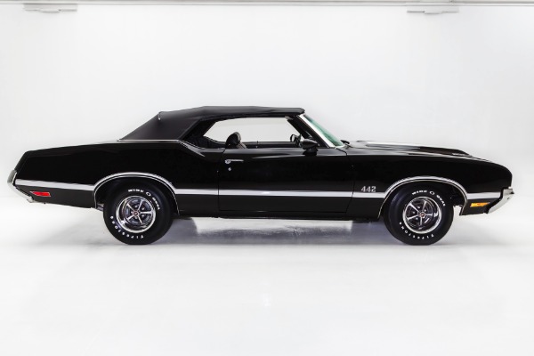 For Sale Used 1970 Oldsmobile 442 Triple Black 455 A/C Ram Air | American Dream Machines Des Moines IA 50309