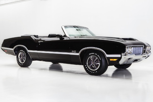 For Sale Used 1970 Oldsmobile 442 Triple Black 455 A/C Ram Air | American Dream Machines Des Moines IA 50309