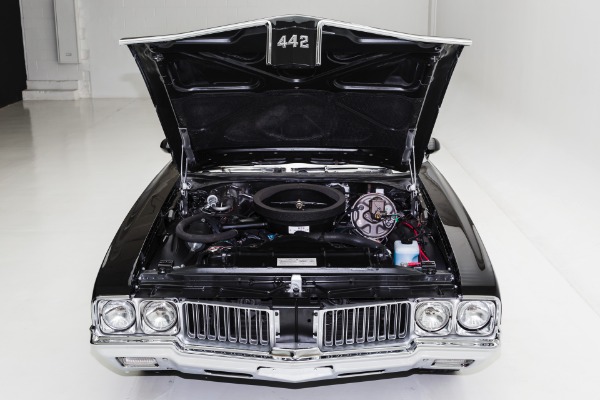 For Sale Used 1970 Oldsmobile 442 Triple Black 455 A/C Ram Air | American Dream Machines Des Moines IA 50309