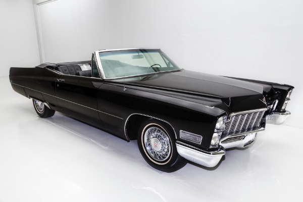 For Sale Used 1968 Cadillac DeVille Triple Black 472 | American Dream Machines Des Moines IA 50309