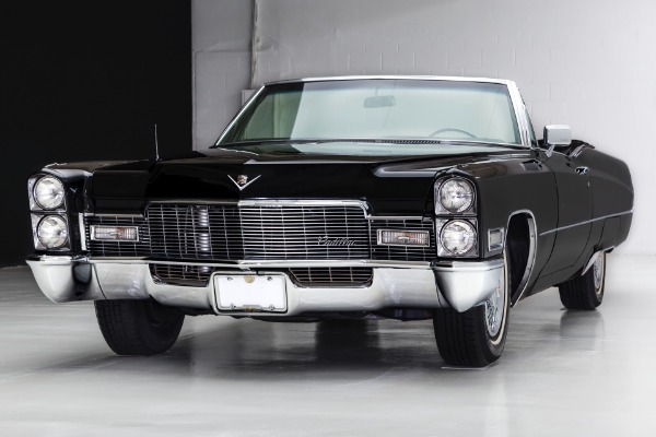 For Sale Used 1968 Cadillac DeVille Triple Black 472 | American Dream Machines Des Moines IA 50309