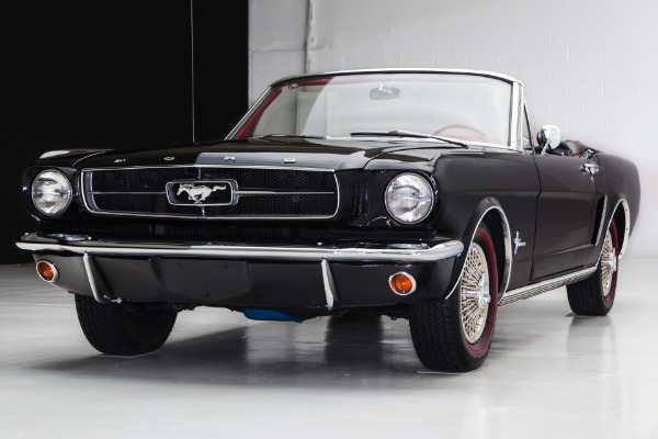 For Sale Used 1965 Ford Mustang Black Convertible 289 Auto | American Dream Machines Des Moines IA 50309