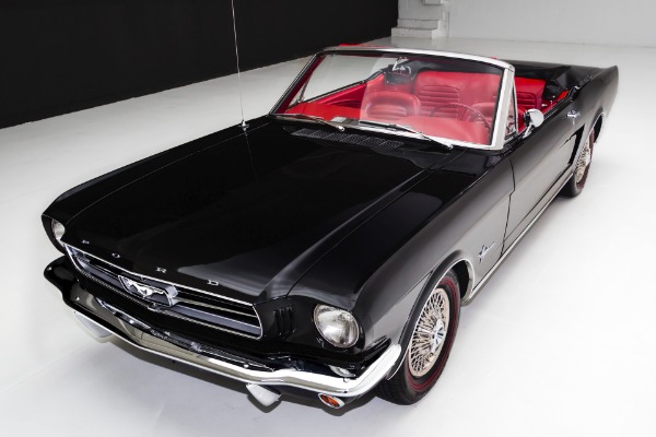 For Sale Used 1965 Ford Mustang Black Convertible 289 Auto | American Dream Machines Des Moines IA 50309