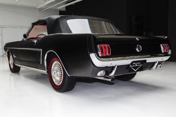 For Sale Used 1965 Ford Mustang Black Convertible 289 Auto | American Dream Machines Des Moines IA 50309