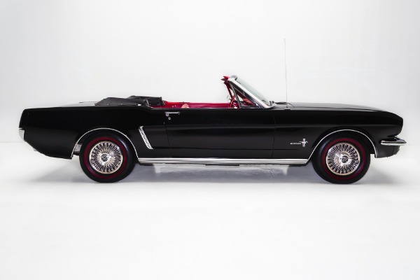 For Sale Used 1965 Ford Mustang Black Convertible 289 Auto | American Dream Machines Des Moines IA 50309