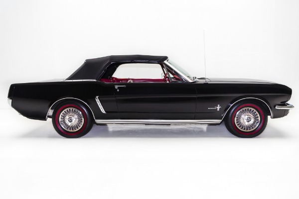 For Sale Used 1965 Ford Mustang Black Convertible 289 Auto | American Dream Machines Des Moines IA 50309