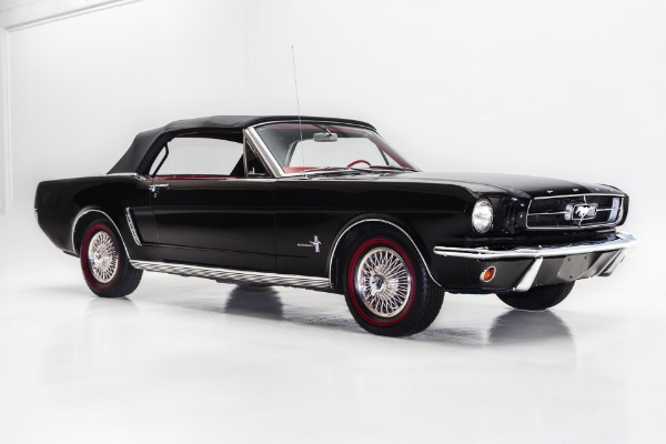 For Sale Used 1965 Ford Mustang Black Convertible 289 Auto | American Dream Machines Des Moines IA 50309