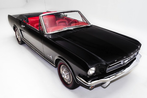 For Sale Used 1965 Ford Mustang Black Convertible 289 Auto | American Dream Machines Des Moines IA 50309