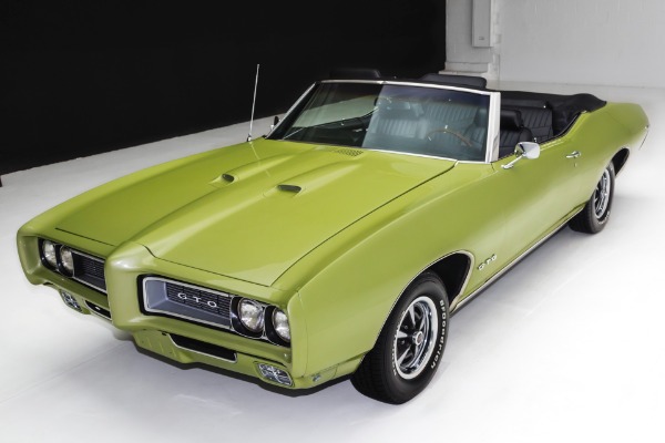 For Sale Used 1969 Pontiac GTO Convertible 4-Speed Build Sheet | American Dream Machines Des Moines IA 50309