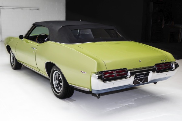 For Sale Used 1969 Pontiac GTO Convertible 4-Speed Build Sheet | American Dream Machines Des Moines IA 50309