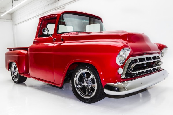 For Sale Used 1957 Chevrolet Pickup SHOW TRUCK, AC, AIR RIDE | American Dream Machines Des Moines IA 50309
