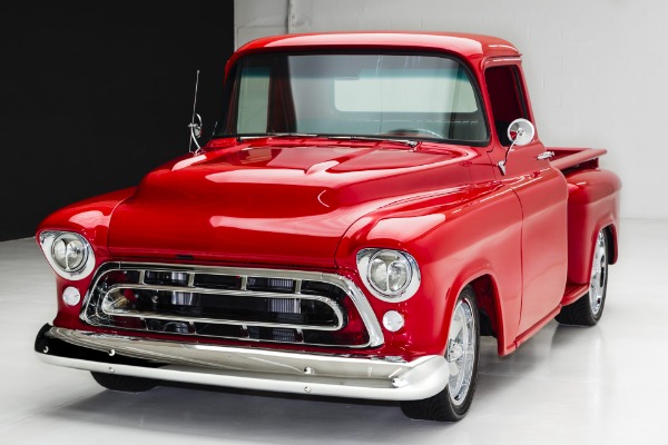 For Sale Used 1957 Chevrolet Pickup SHOW TRUCK, AC, AIR RIDE | American Dream Machines Des Moines IA 50309