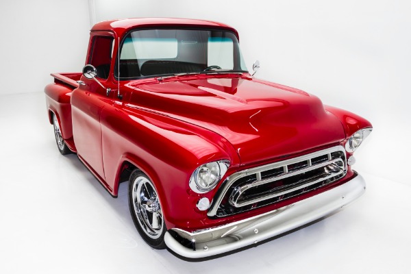 For Sale Used 1957 Chevrolet Pickup SHOW TRUCK, AC, AIR RIDE | American Dream Machines Des Moines IA 50309