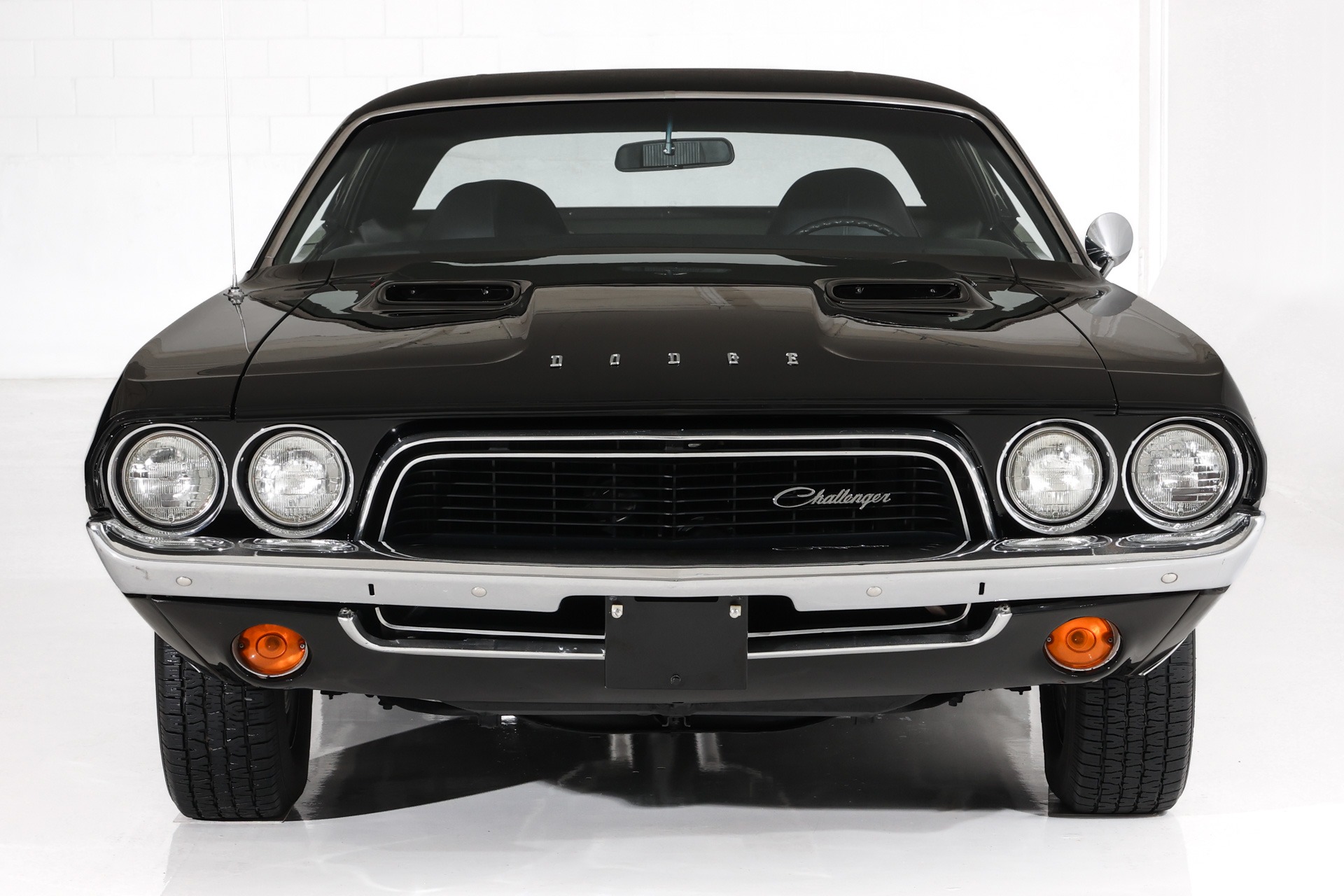 For Sale Used 1972 Dodge Challenger Black TX9 #'s Match 340 | American Dream Machines Des Moines IA 50309