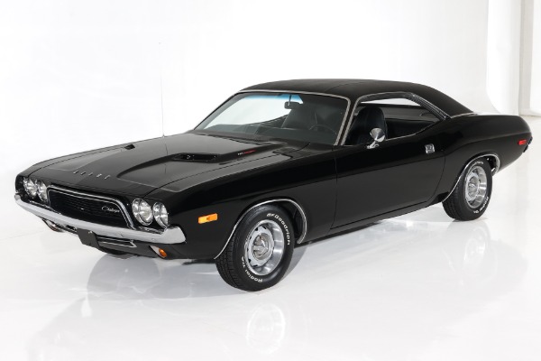 For Sale Used 1972 Dodge Challenger Black TX9 #s Match 340 | American Dream Machines Des Moines IA 50309