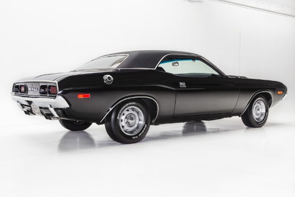 For Sale Used 1972 Dodge Challenger Black TX9 #s Match 340 | American Dream Machines Des Moines IA 50309