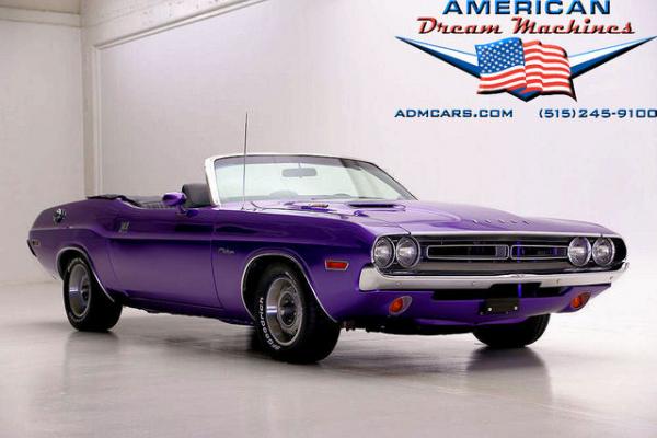 For Sale Used 1971 Dodge Challenger Convertible 383 Big block 727 | American Dream Machines Des Moines IA 50309