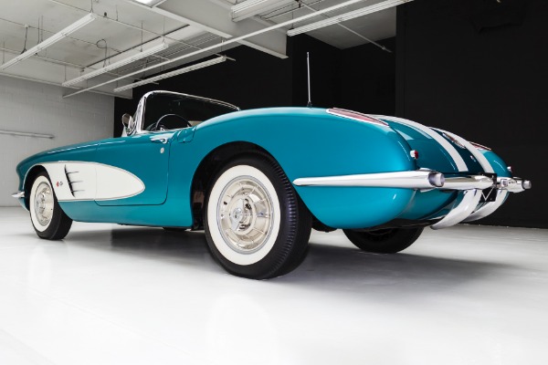 For Sale Used 1958 Chevrolet Corvette Rare Regal Turquoise | American Dream Machines Des Moines IA 50309