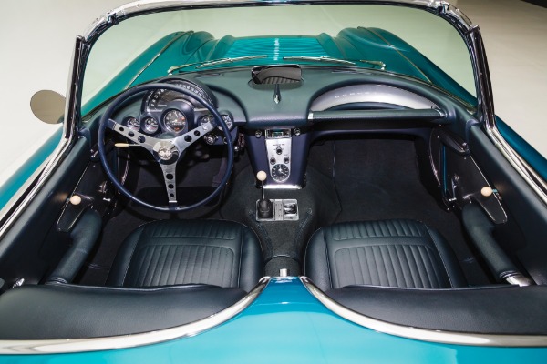 For Sale Used 1958 Chevrolet Corvette Rare Regal Turquoise | American Dream Machines Des Moines IA 50309