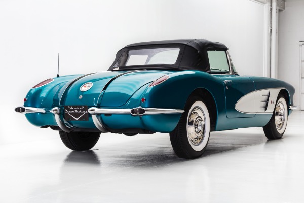 For Sale Used 1958 Chevrolet Corvette Rare Regal Turquoise | American Dream Machines Des Moines IA 50309