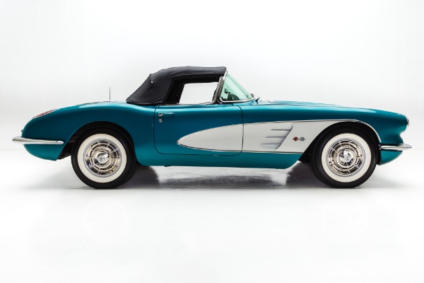 For Sale Used 1958 Chevrolet Corvette Rare Regal Turquoise | American Dream Machines Des Moines IA 50309