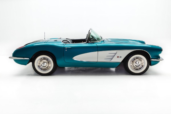 For Sale Used 1958 Chevrolet Corvette Rare Regal Turquoise | American Dream Machines Des Moines IA 50309