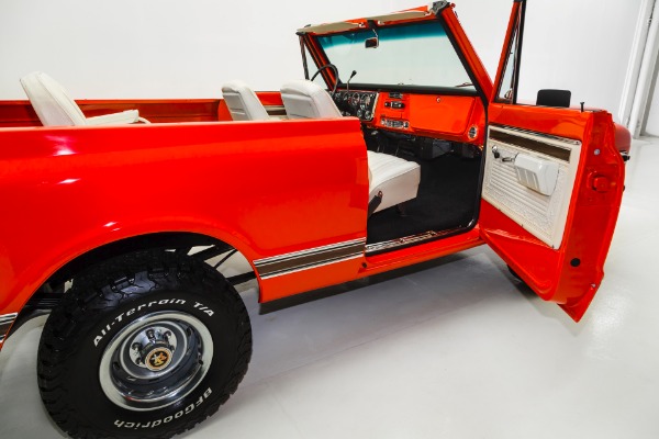 For Sale Used 1971 Chevrolet K5 Blazer 4x4 Orange Crush AC | American Dream Machines Des Moines IA 50309