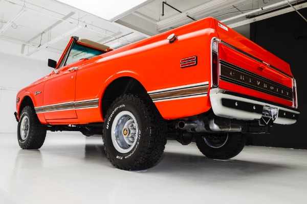 For Sale Used 1971 Chevrolet K5 Blazer 4x4 Orange Crush AC | American Dream Machines Des Moines IA 50309