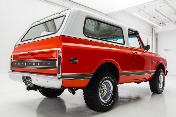 For Sale Used 1971 Chevrolet K5 Blazer 4x4 Orange Crush AC | American Dream Machines Des Moines IA 50309